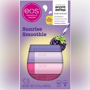 eos, Limited Edition Lip Balm Variety Pack - Sunrise Smoothie, 0.56oz/4PK! BNIP!